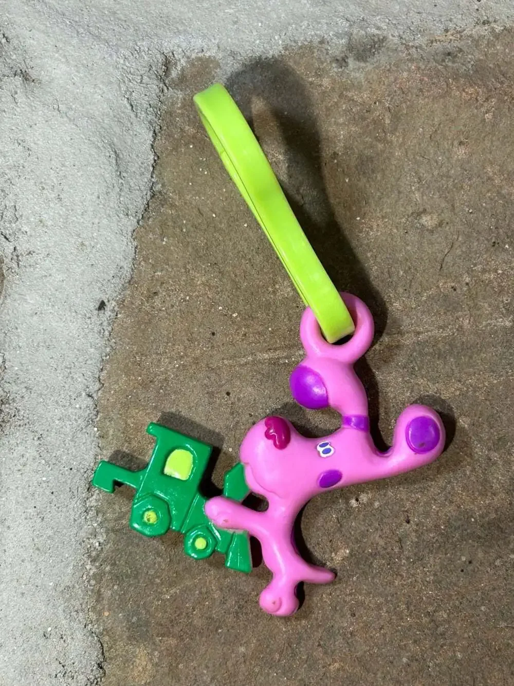 Vintage Blue’s Clues Magenta Pink Backpack Clip 2000 Subway Viacom